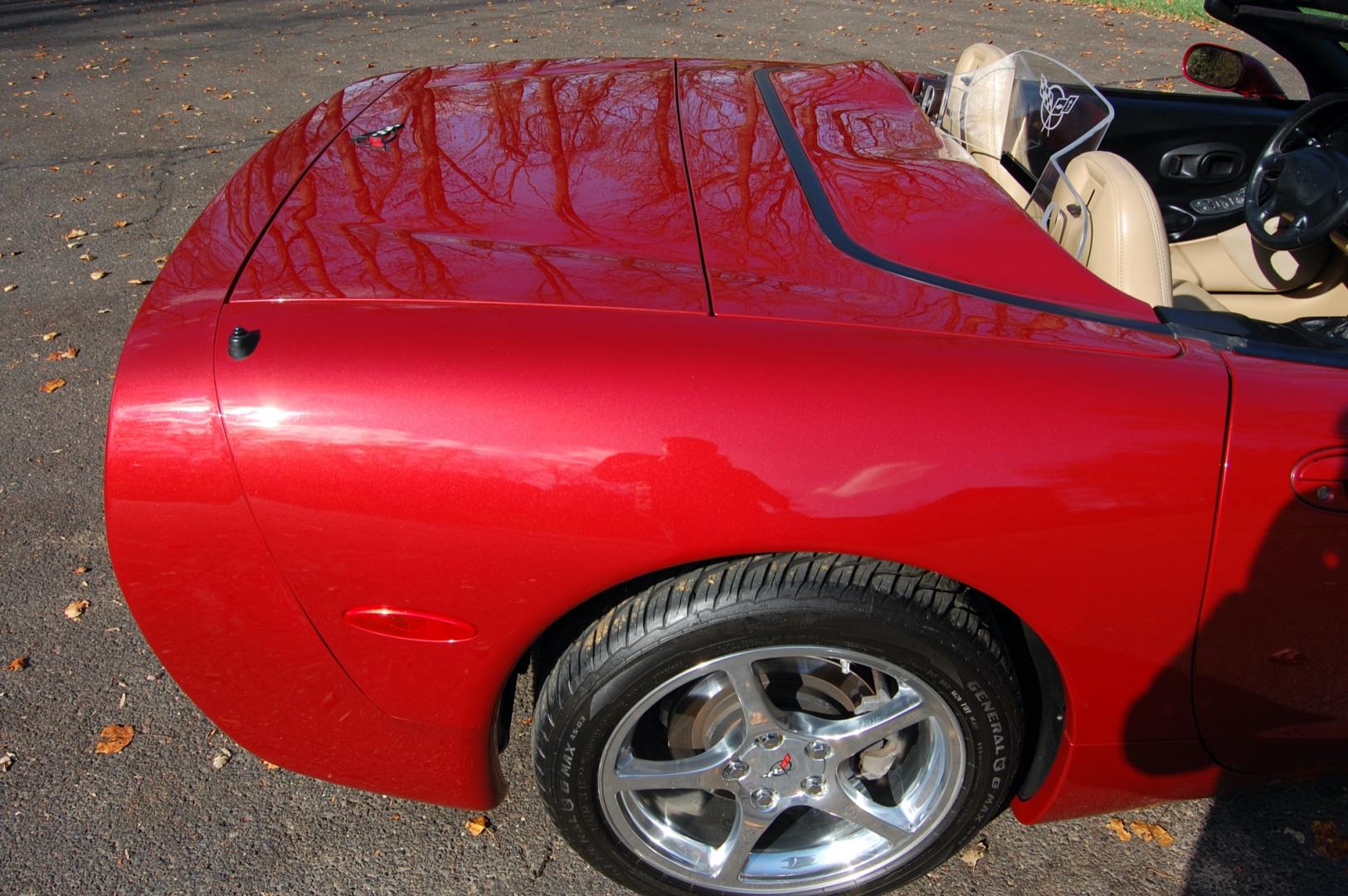 1998 Burgundy /Beige Leather Chevrolet Corvette (1G1YY32G9W5) with an 5.7 liter V8 engine, Automatic transmission, located at 6528 Lower York Road, New Hope, PA, 18938, (215) 862-9555, 40.358707, -74.977882 - Photo#26